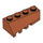 LEGO Donkeroranje Wig 2 x 4 Sloped Rechts (43720)