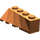 LEGO Dark Orange Wedge 2 x 4 Sloped Right (43720)