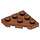 LEGO Orange sombre Coin assiette 3 x 3 Coin (2450)