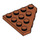LEGO Orange sombre Coin assiette 4 x 4 Coin (30503)