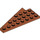 LEGO Dark Orange Wedge Plate 4 x 8 Wing Right with Underside Stud Notch (3934 / 45175)