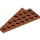 LEGO Orange sombre Coin assiette 4 x 8 Aile Droite avec encoche pour tenon en dessous (3934 / 45175)