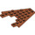LEGO Dunkelorange Keil Platte 8 x 8 mit 3 x 4 Ausgeschnitten (6104)