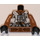 LEGO Dark Orange X-Wing Pilot Minifig Torso with Dark Orange Arms and Black Hands (973 / 76382)