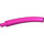 LEGO Dark Pink Animal Tail Middle Section with Technic Pin (40378 / 51274)