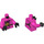LEGO Dark Pink Avatar Pink Zane Minifig Torso (973 / 76382)