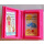 LEGO Dark Pink Book 2 x 3 with Child in sea Sticker (33009)