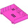 LEGO Rose foncé Book Demi avec Hinges et Compartment (80909)