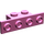 LEGO Dunkelpink Halterung 1 x 2 - 1 x 4 mit quadratischen Ecken (2436)