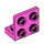 LEGO Dunkelpink Halterung 1 x 2 - 2 x 2 Oben (99207)