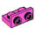 LEGO Dark Pink Bracket 1 x 2 with 1 x 2 Up (99780)