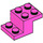 LEGO Rose foncé Support 2 x 3 avec assiette et Step avec porte-goujon inférieur (73562)