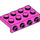 LEGO Dunkelpink Halterung 2 x 4 mit 1 x 4 Downwards Platte (5175)