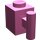 LEGO Dark Pink Brick 1 x 1 with Handle (2921 / 28917)