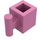 LEGO Dark Pink Brick 1 x 1 with Handle (2921 / 28917)