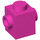 LEGO Rose foncé Brique 1 x 1 avec Goujons sur Deux Côtés opposés (47905)