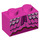 LEGO Rose foncé Brique 1 x 2 avec dress avec tube inférieur (3004 / 53200)