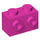 LEGO Dark Pink Brick 1 x 2 with Studs on One Side (11211)