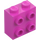 LEGO Dark Pink Brick 1 x 2 x 1.6 with Studs on One Side (1939 / 22885)