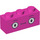 LEGO Dark Pink Brick 1 x 3 with Kick Flip Face (3622 / 38915)