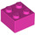 LEGO Rose foncé Brique 2 x 2 (3003 / 6223)