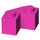 LEGO Dark Pink Brick 2 x 2 Facet (87620)
