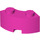 LEGO Dark Pink Brick 2 x 2 Round Corner with Stud Notch and Reinforced Underside (85080)
