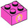 LEGO Dark Pink Brick 2 x 2 with &quot;1&quot; (3003 / 29808)