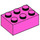 LEGO Dark Pink Brick 2 x 3 (3002)