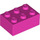 LEGO Dark Pink Brick 2 x 3 (3002)