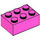 LEGO Dunkelpink Backstein 2 x 3 (3002)