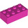 LEGO Dark Pink Brick 2 x 4 (3001 / 72841)