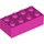 LEGO Dark Pink Brick 2 x 4 (3001 / 72841)