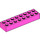 LEGO Dark Pink Brick 2 x 8 (3007 / 93888)