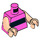 LEGO Dark Pink Buttercup Minifig Torso (973 / 76382)