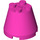 LEGO Dark Pink Cone 3 x 3 x 2 with Axle Hole (6233 / 45176)