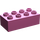 LEGO Dark Pink Duplo Brick 2 x 4 (3011 / 31459)