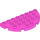 LEGO Dark Pink Duplo Plate 8 x 4 Semicircle (29304)