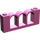 LEGO Dark Pink Fence 1 x 6 x 2 (30077)