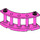 LEGO Dark Pink Fence Spindled 4 x 4 x 2 Quarter Round with 2 Studs (30056)