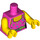 LEGO Dunkelpink Fitness Instructor Torso (973 / 88585)
