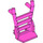 LEGO Dunkles Pink Hand Truck (2495 / 31496)