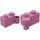 LEGO Rose foncé Charnière Brique 1 x 4 Assembly