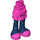 LEGO Rosa scuro Fianco con Corto Doppio Layered Gonna con Dark Blu Tights e Rosa Shoes (35629 / 92818)