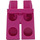 LEGO Dunkles Pink Hüften und Beine mit Schwarz Gürtel, Silber Buckle und Rosa Gürtel Loops Muster (3815)