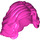 LEGO Dark Pink Mid-Length Wavy Hair (23187)