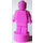 LEGO Donkerroze Minifiguur Statuette (53017 / 90398)