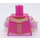 LEGO Dunkles Pink Minifigur Torso Aurora (973 / 76382)