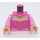 LEGO Dunkles Pink Minifigur Torso Aurora (973 / 76382)