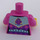 LEGO Dunkles Pink Minifigur Torso Discowgirl (973)